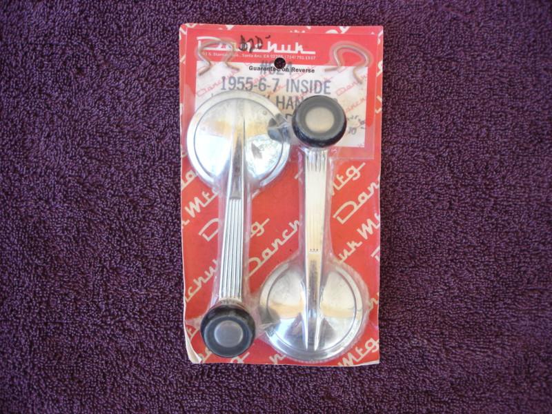 New! '55,'56,'57 chevy window crank handles, pr.; very nice!