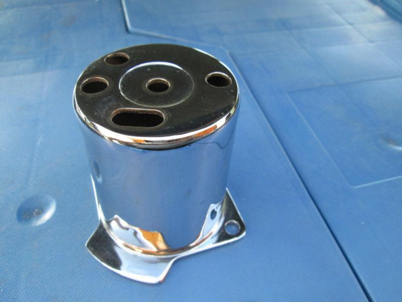 Chrome plated starter solenoid cover