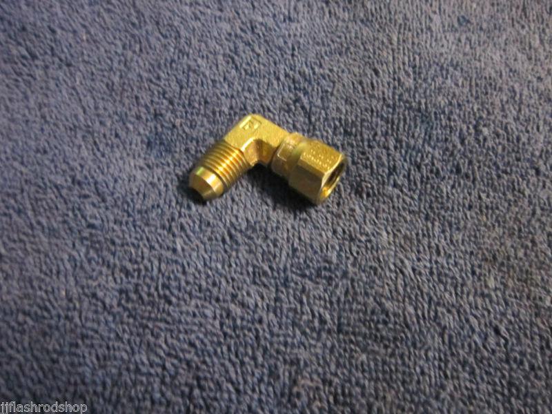 Nos -4 an x -4 an 90 degree adapter line fitting, new