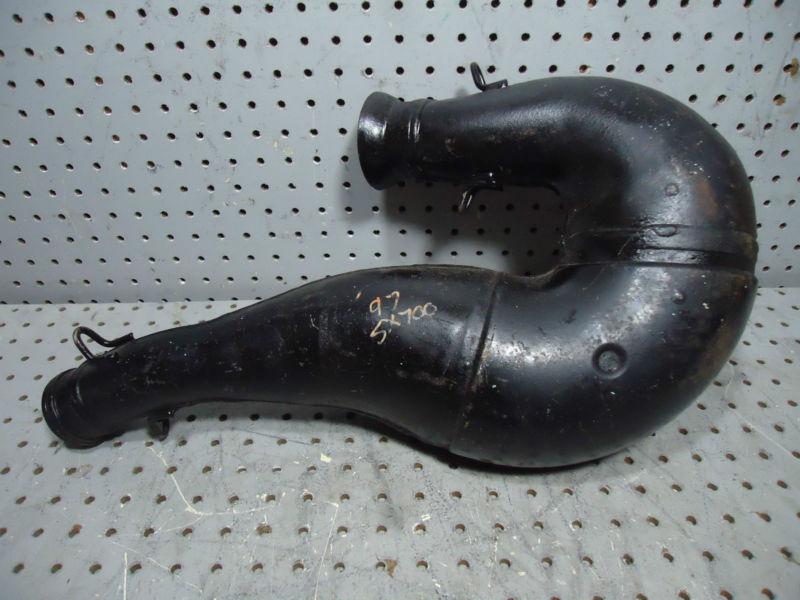 Yamaha exhaust pipe sx 700 triple red head mountain max 1997 1998 1999