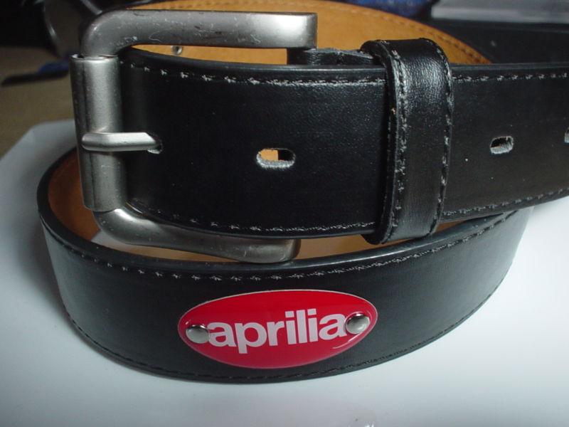 Aprilia motorcycle leather belt size xl red mana shiver tuono rsv4 r aprc 