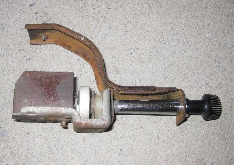 Ford falcon 1964 1965 headlight switch with bracket, knob, sleeve/retainer