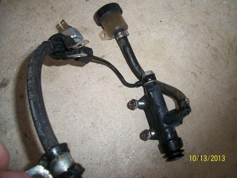 Find Buell Brembo Rear Caliper Master Cylinder, Reservoir, & Brake Line in Flushing, Michigan