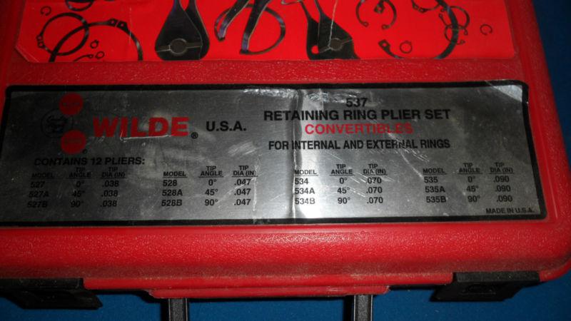 RETAINING RING PLIER SET 12 PIECE SET USA, US $45.00, image 2