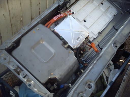 2003-2005 honda civic hybrid integrated motor assist battery module computer