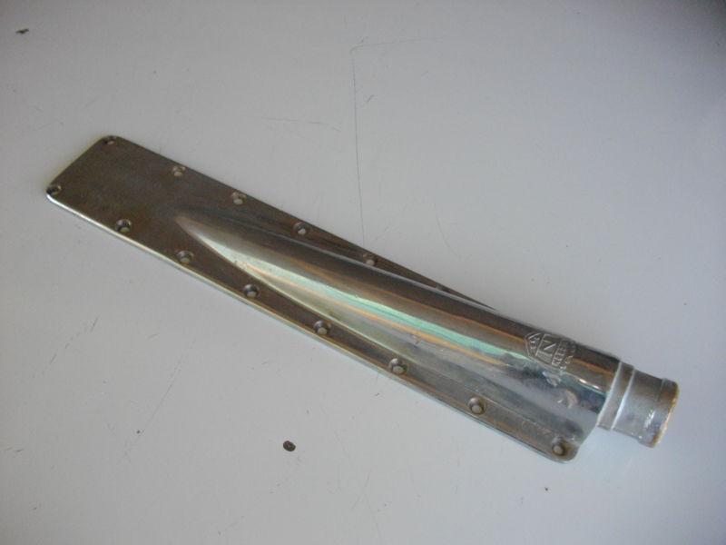 Vintage nicson marine brass shaft log vdrive v-drive flabottom boat