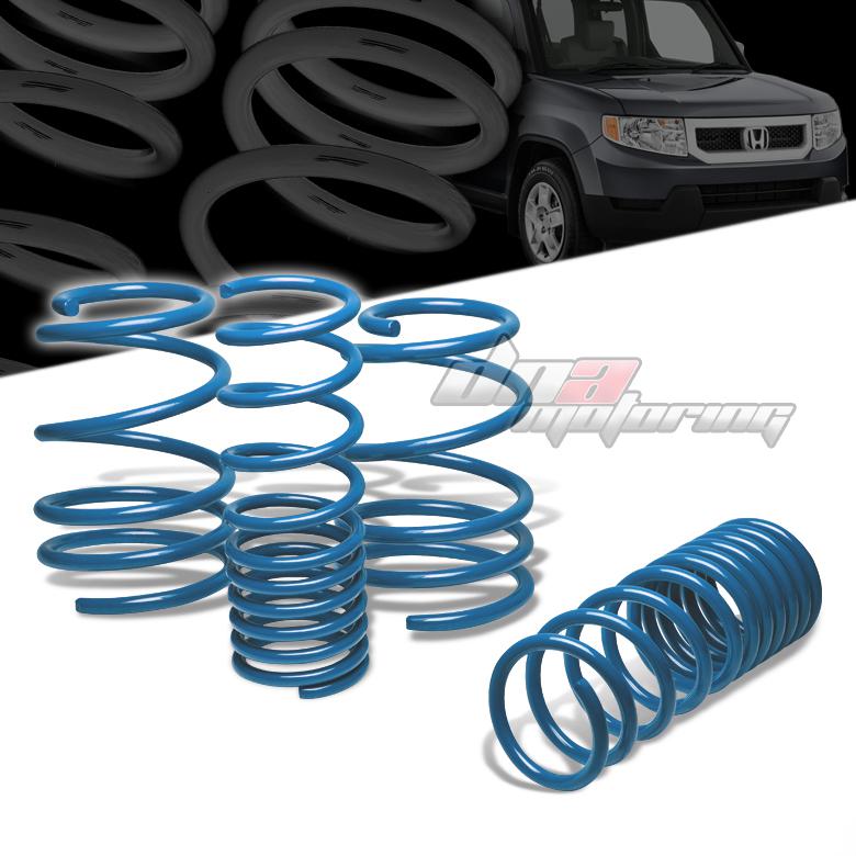 03-06 element y1 blue 1.5" drop racing suspension lowering springs f230/r205lb