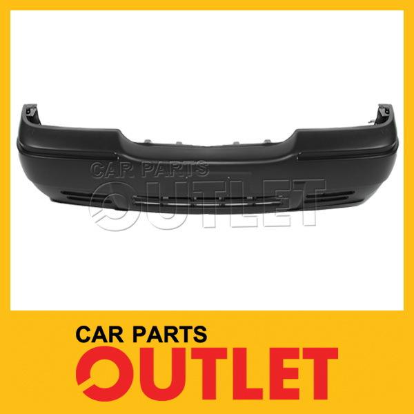 98-00 01 02 mercury grand marquis front bumper cover non primered raw mat black
