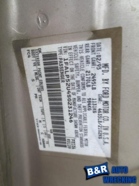 Radio/Stereo for 93 94 95 FORD TAURUS ~ AM-FM-CASS W/O PREMIUM SOUND, US $80.12, image 6