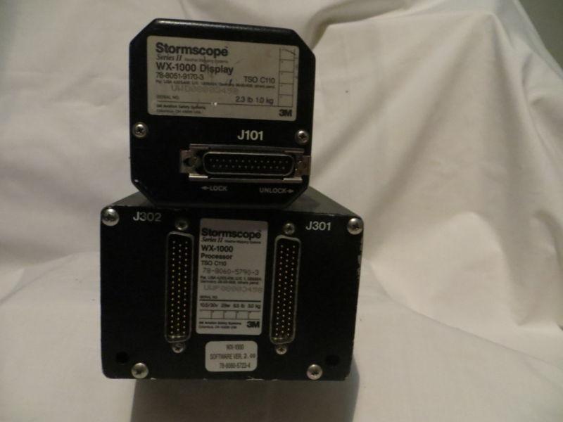 3m wx-1000 stormscope system series ii, guaranteed working