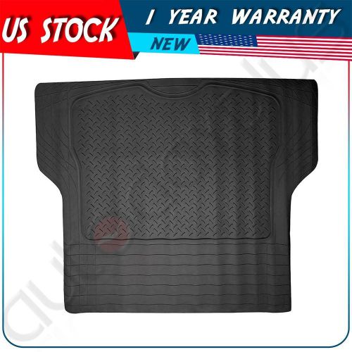Trunk cargo floor mats for cars all weather rubber black heavy duty auto liners