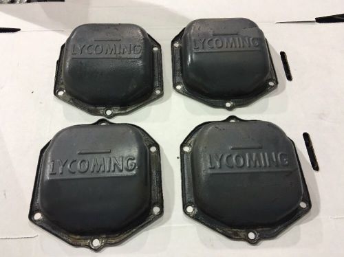 (4) lycoming valve cover/rocker box covers lycoming o320 o235 o290