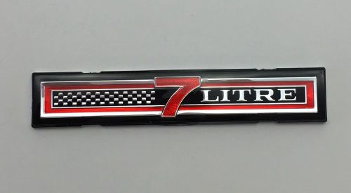 7 litre car emblem