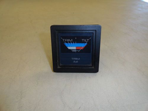 Bayliner trim gauge 2-7/8" black face / bezel 5-87 marine boat