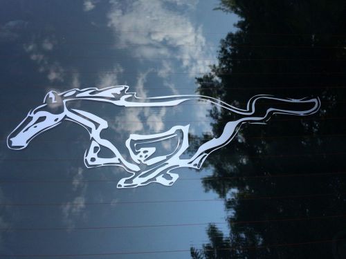 Mustang rear window decal  18" x 6.5
