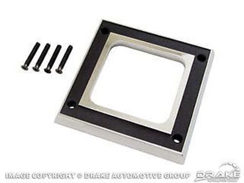 1964-1968 mustang 3&amp;4 speed deluxe shift bezel (without console) *rare option*