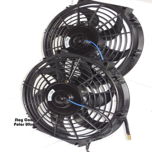 Find Buick Radiator Electric Cooling Fans, Set of Two 10" w/Relay
