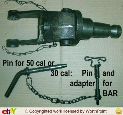 Cradle D38579 for pedestal mount M31C M25 M31 30 50 Browning Yoke Jeep GP GPW MB, US $129.50, image 4