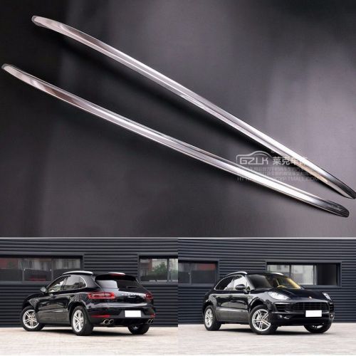 For porsche macan 2014-2015 stainless stickup factory style roof rack 2pcs