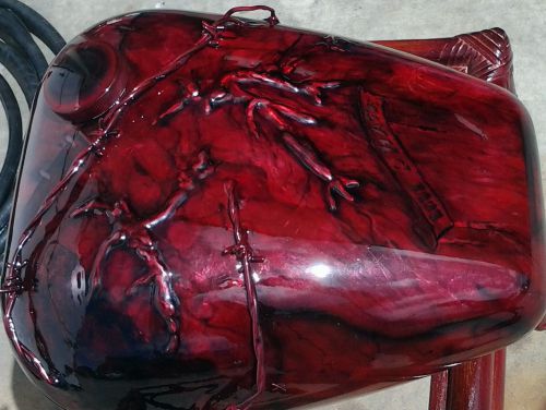 Broken heart sportster 1200 883 fuel gas tank 82- 03 xl chopper rigid harley fx