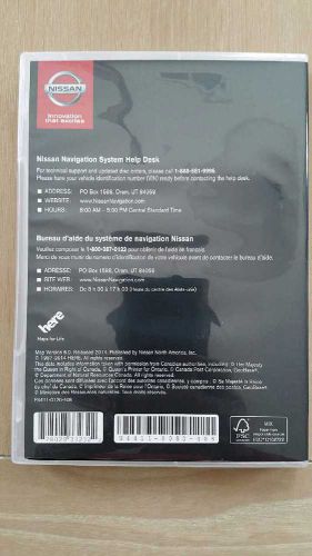 Nissan navigation system map version 6.0 2015 north america