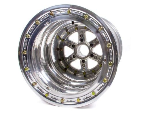 Keizer aluminum wheels 15x17 in 42 spline polished wheel p/n dl15177spbcbl
