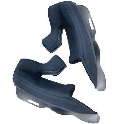 Hjc rpha-x replacement cheek pad set blue xs/md (35mm)