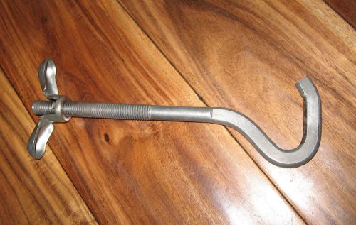 1968 mustang shelby spare tire hold down 'j' hook and wingnut ford oem