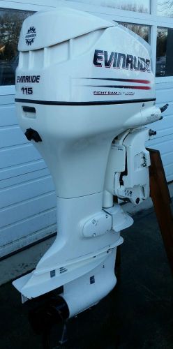 2004 evinrude 115 di with 25" shaft -brp / bombardier - runs well -free shipping