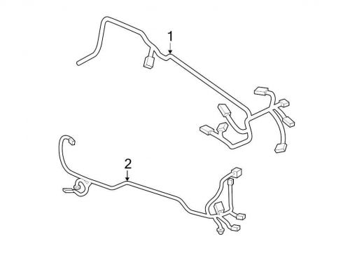 Chrysler oem jeep engine wiring harness 56047076ag image 1