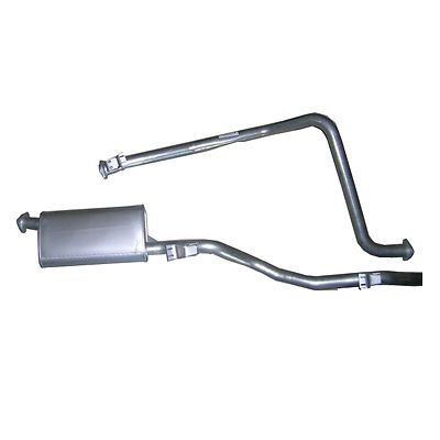 Dts toyota landcruiser 75 series 2.5" exhaust, code: 75-exh, suits 75/78/79