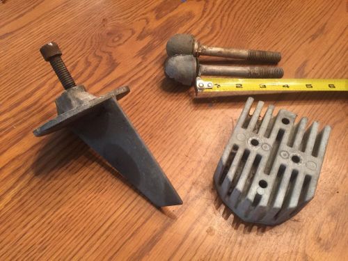Set of mercruiser transom gimbal alpha  anodes and bolts