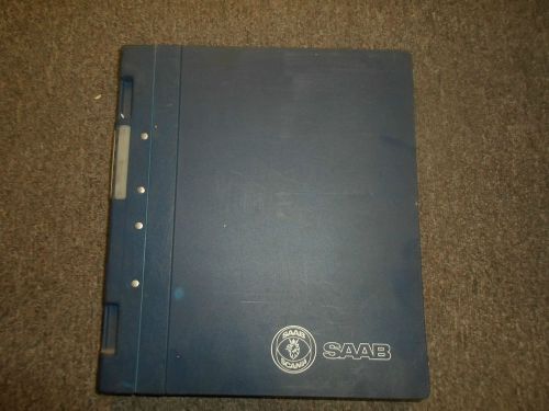 1990 91 92 1994 saab 9000 operation fault tracing system diagram service manual