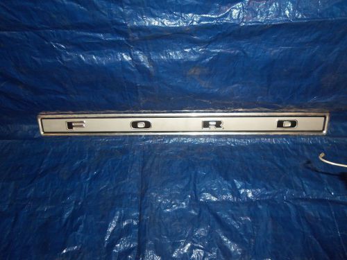 Ford truck, 73-79 tailgate name plate, styleside, aluminum