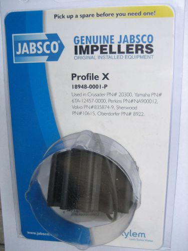 Jabsco profile x impeller - crusader yamaha volvo etc. - p/n 18948-0001-p - new