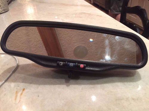 Rear view mirror with on star