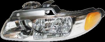 Headlight headlamp assembly clear lens w/leveler front driver side left lh new