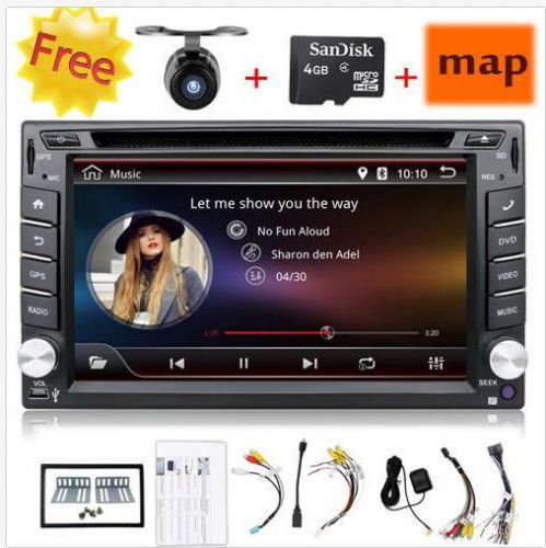 Android 4.4 double 2 din car stereo gps dvd player 6.2'' bluetooth radio 3g wifi