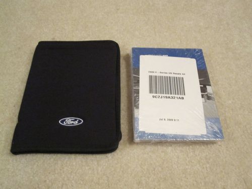 Owners manual guide 2009 ford e series new factory sealed with padded ziper