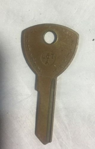 Vintage 1 ferrari 330 gt trunk &amp; glove key blank or maserati door   # l67a