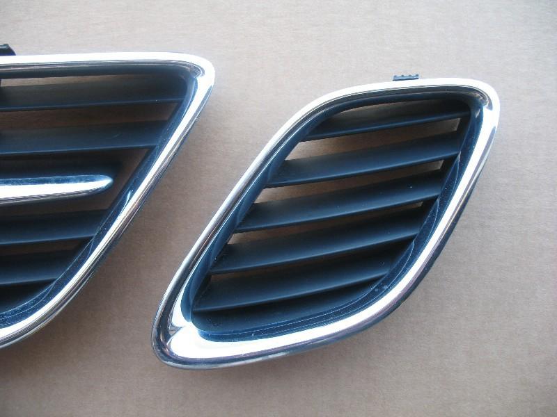 2003 2004 2005 2006 2007 SAAB 9-3 93 FRONT UPPER CENTER LEFT RIGHT BUMPER GRILLE, US $180.00, image 2