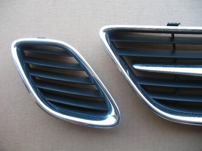 2003 2004 2005 2006 2007 SAAB 9-3 93 FRONT UPPER CENTER LEFT RIGHT BUMPER GRILLE, US $180.00, image 4