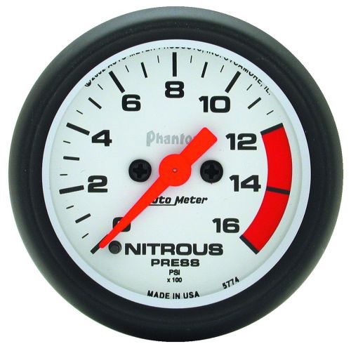 Auto meter 5774 phantom; electric nitrous pressure gauge