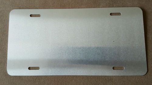 Blank silver / white acrylic mirrored license plates 12" x 6"