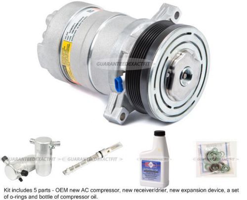 New air conditioning compressor kit - genuine oem ac compressor &amp; clutch + more