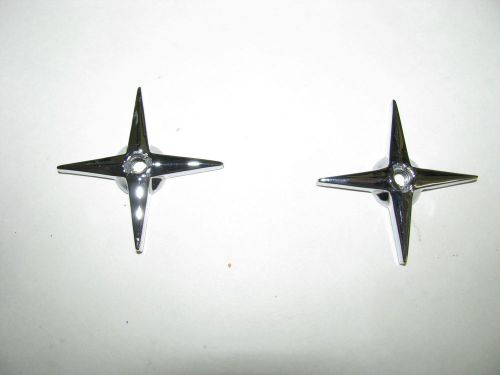 1956-57 continental mk ii air cleaner and oil filter locking stars (pair)