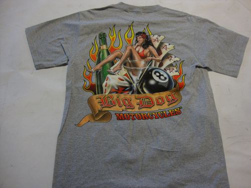 Big dog motorcycles gray man's ruin shirt 3xl short sleeve bdm