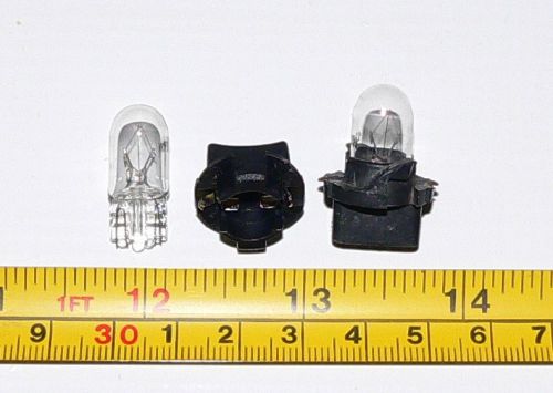 Instrument bulb sockets &amp; bulbs x2 set