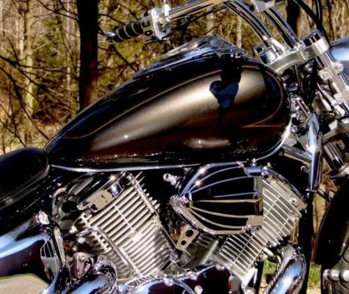 Yamaha v star 650 950 1100 custom classic &amp; road star classic chrome tank trim