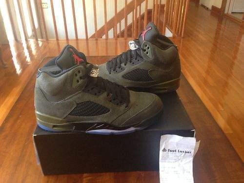 Air jordan 5 retro "fear pack" sz 10.5